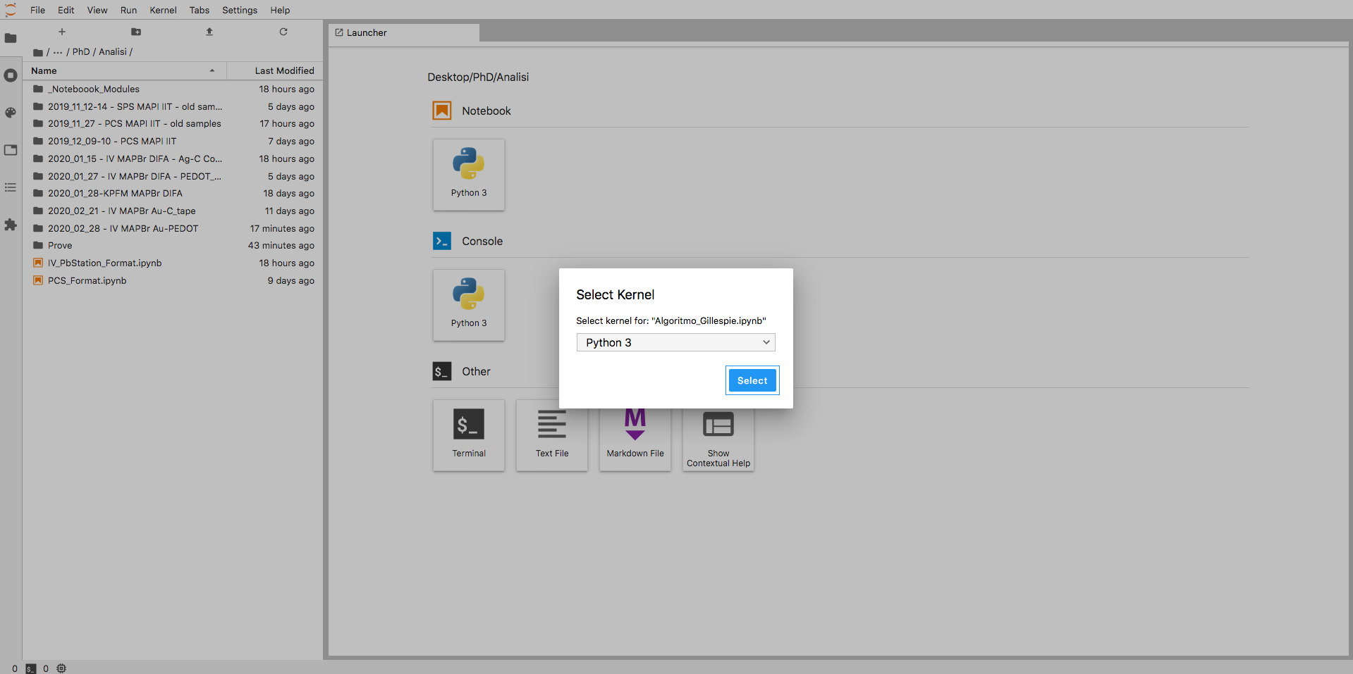 'Select kernel' for deleted notebook · Issue 538 · jupyter/jupyter