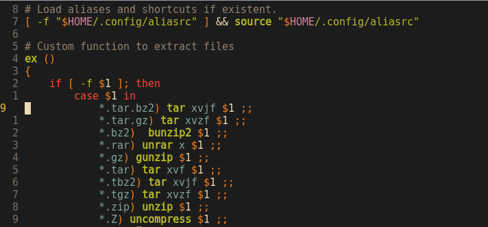 Current line number is not highlighted as compared to v0.5 · Issue ...