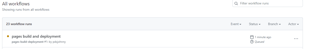 Fix GitHub Pages deployment · Issue #4 · intel/project-example-for ...