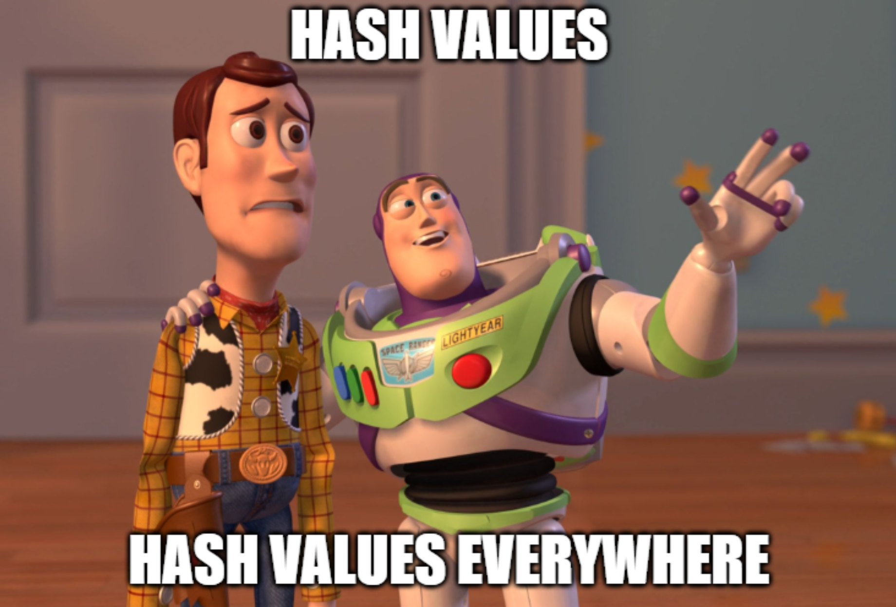 hash-values-everywhere