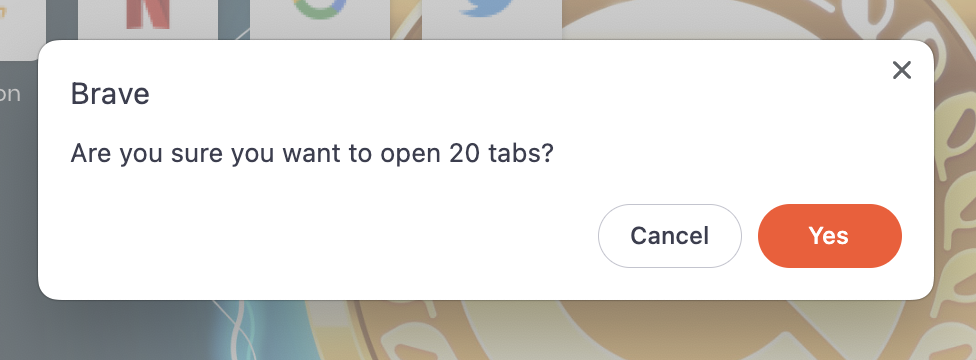 How to disable warning when opening multiple tabs. · Issue #28020 ...