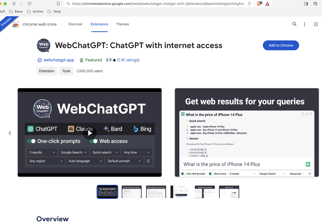 Update `Add to Brave` text on extensions web store · Issue 32841 · brave/bravebrowser · GitHub