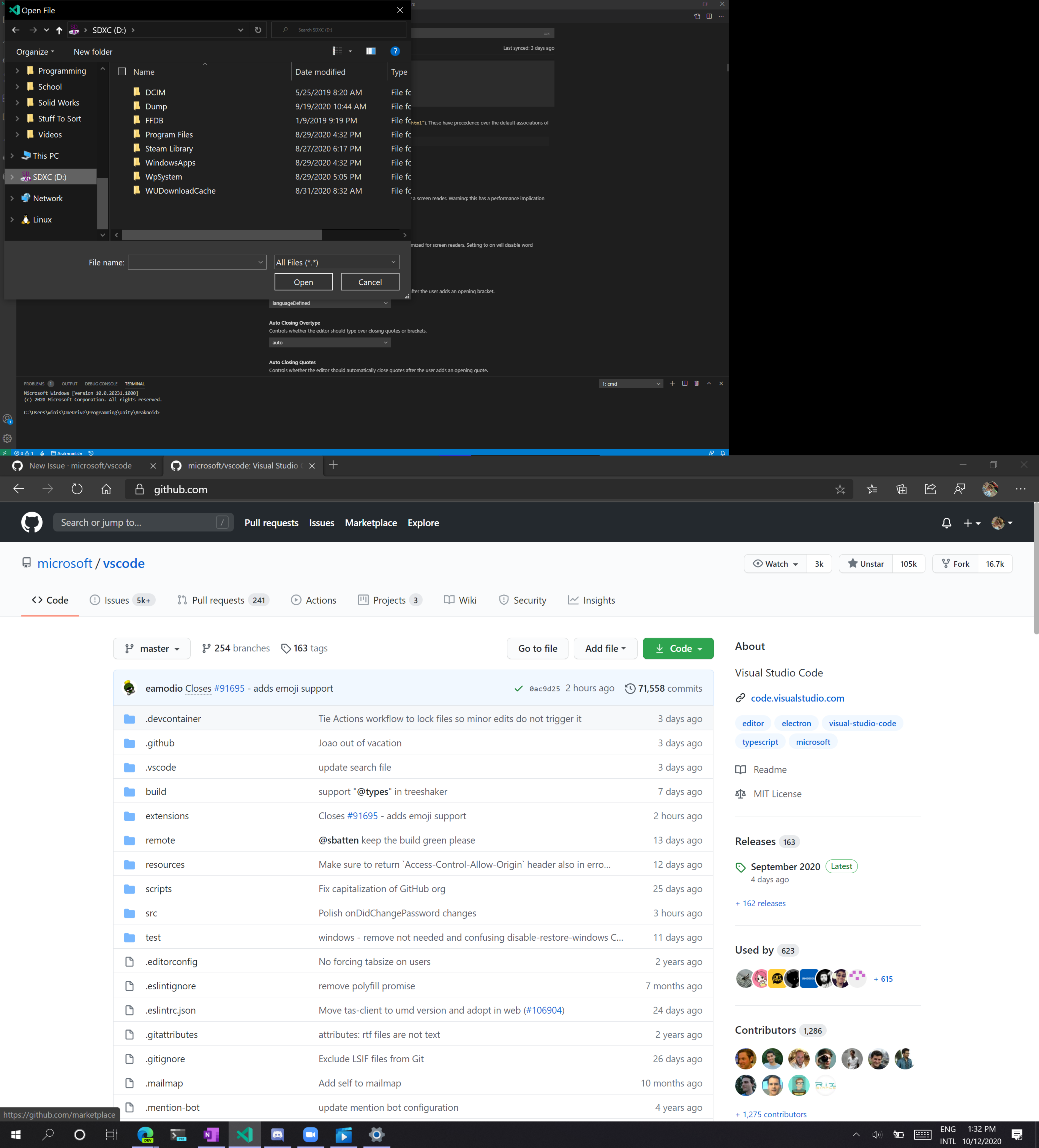 Native file picker scaling bug · Issue #108547 · microsoft/vscode · GitHub