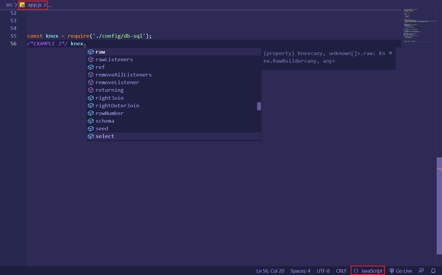 Knex does not work in vscode v.0.95... later · Issue