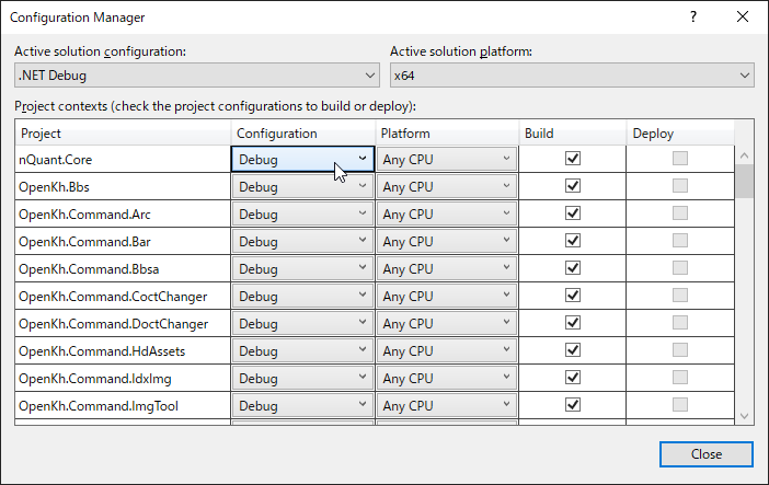 Adding `.NET Debug` and `.NET Release` configurations. by kenjiuno ...