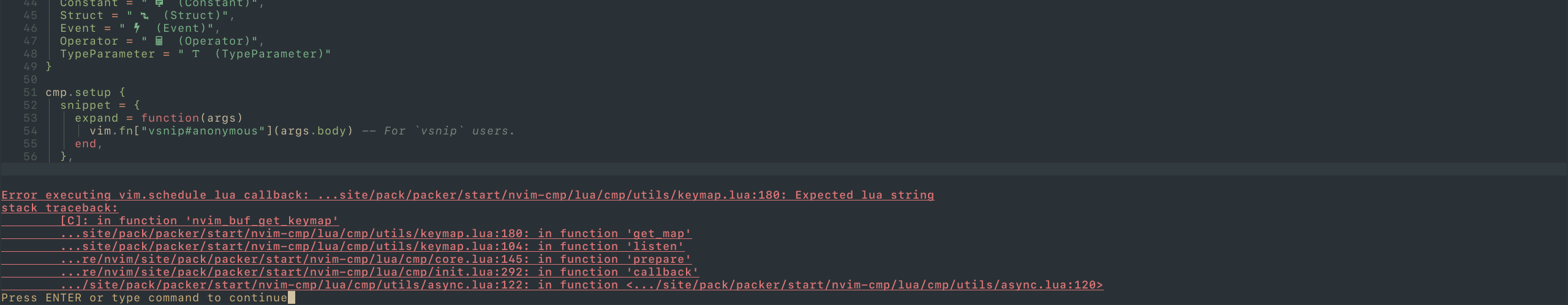 Super Tab Not Working · Issue #1010 · hrsh7th/nvim-cmp · GitHub