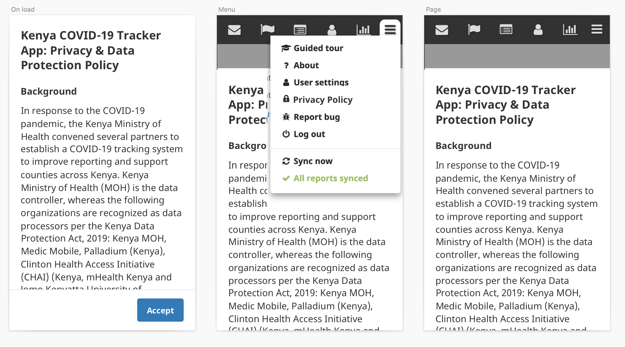 Adhere to play store privacy policy requirements update · Issue #6538 ·  medic/cht-core · GitHub