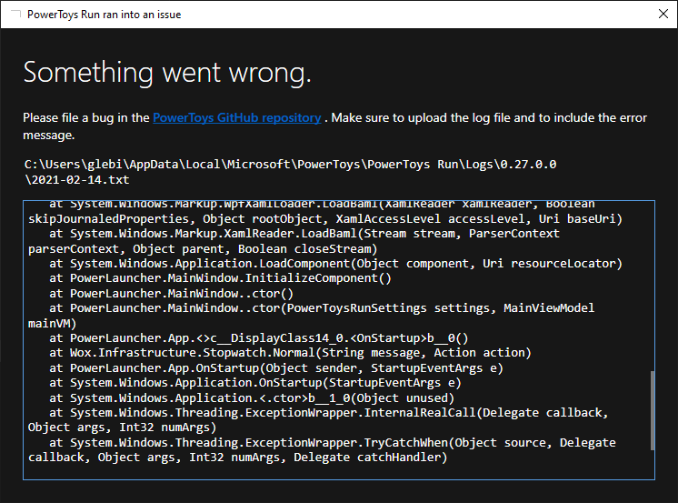 Something went wrong when using 2 monitors. · Issue #9705 · microsoft ...