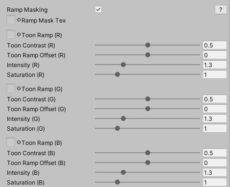Expanded Toon Lighting Settings