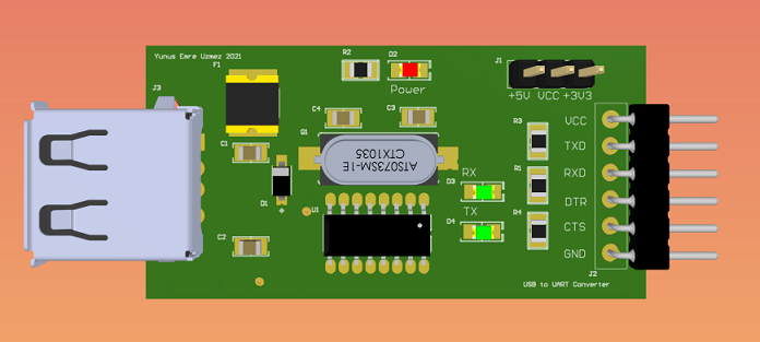 GitHub - ynsemrzmz/USB-UART-Converter-PCB: CH340G USB to UART pcb design