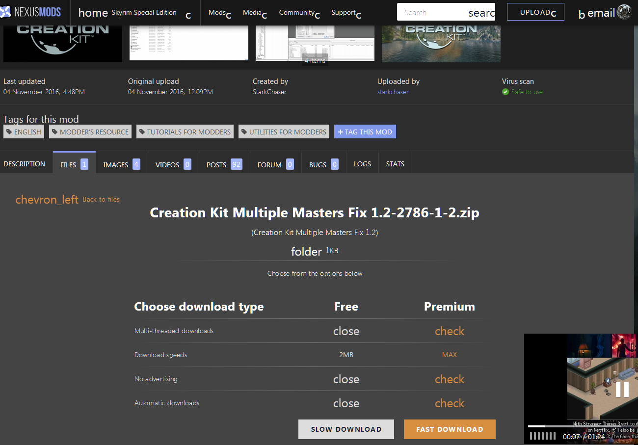 Skyrim Creation Kit Multiple Master Files