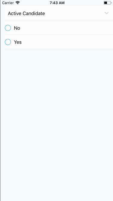 flatlist collapsible