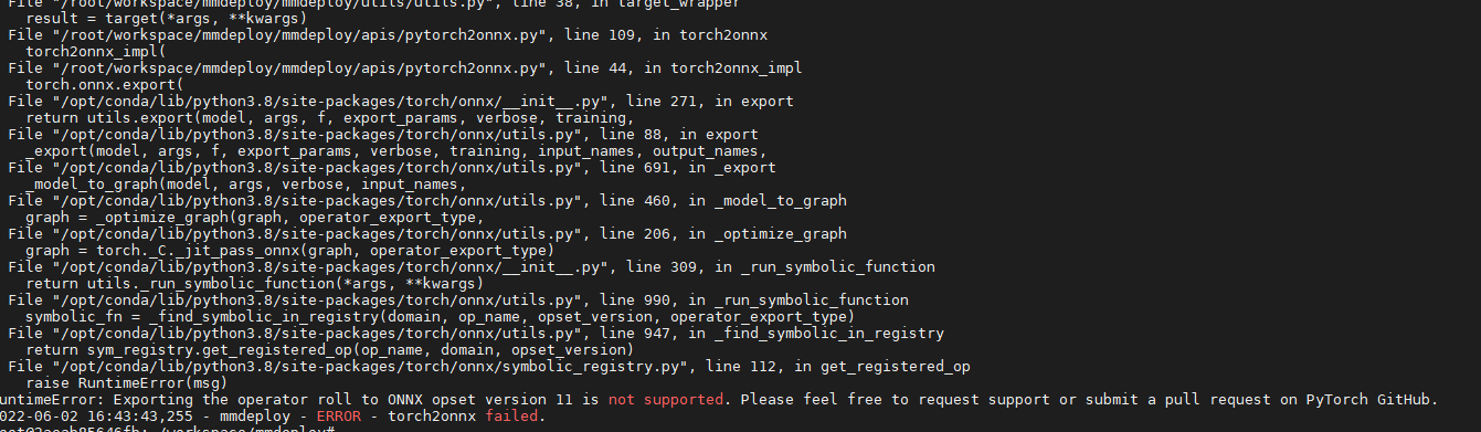 RuntimeError and ImportError · Issue #550 · open-mmlab/mmdeploy · GitHub