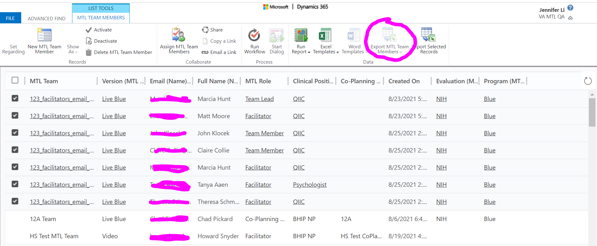 wk1 sep_epic: UAT BUG - Sim UI Export, Unable to export selected team ...