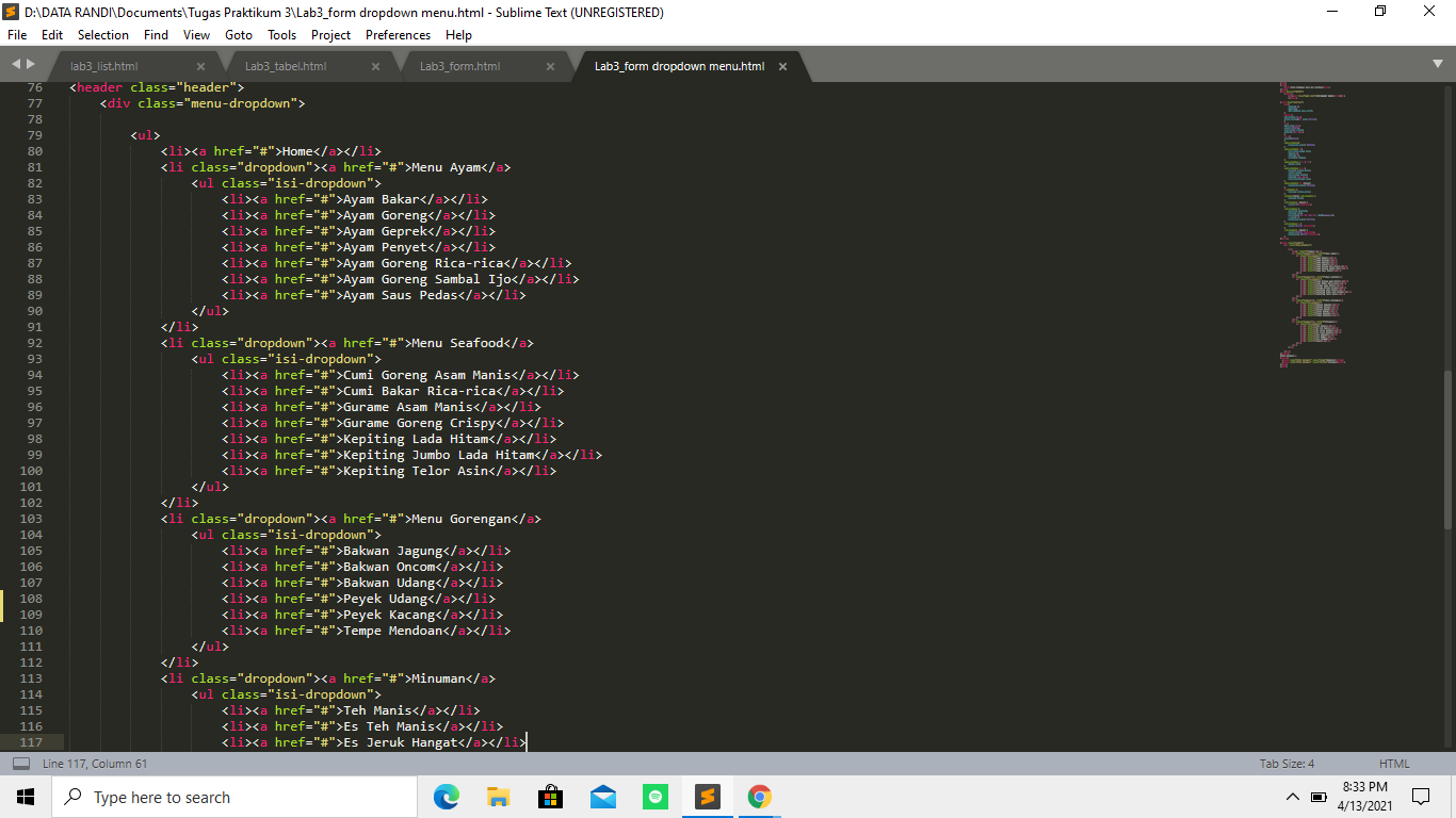 GitHub - randisaeyadi16/Lab3Web