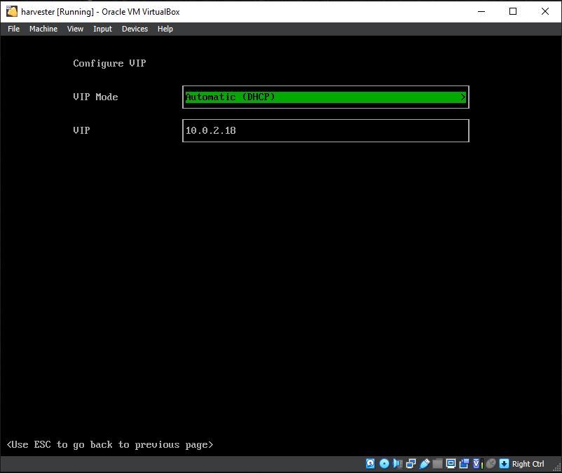 [Question] How to get IP address when setting up in Virtual Box · Issue