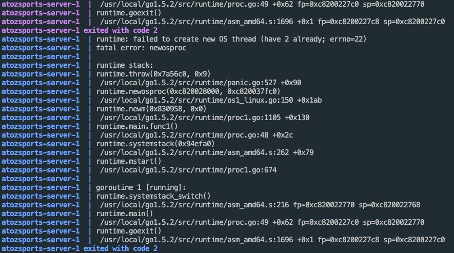 [Error] docker sequelize 연결 실패 · Issue #112 · codestates/AtoZsports ...