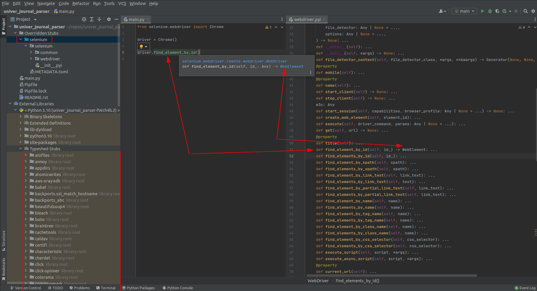 Fix PyCharm inspections / annotations / type hints support. · GitHub