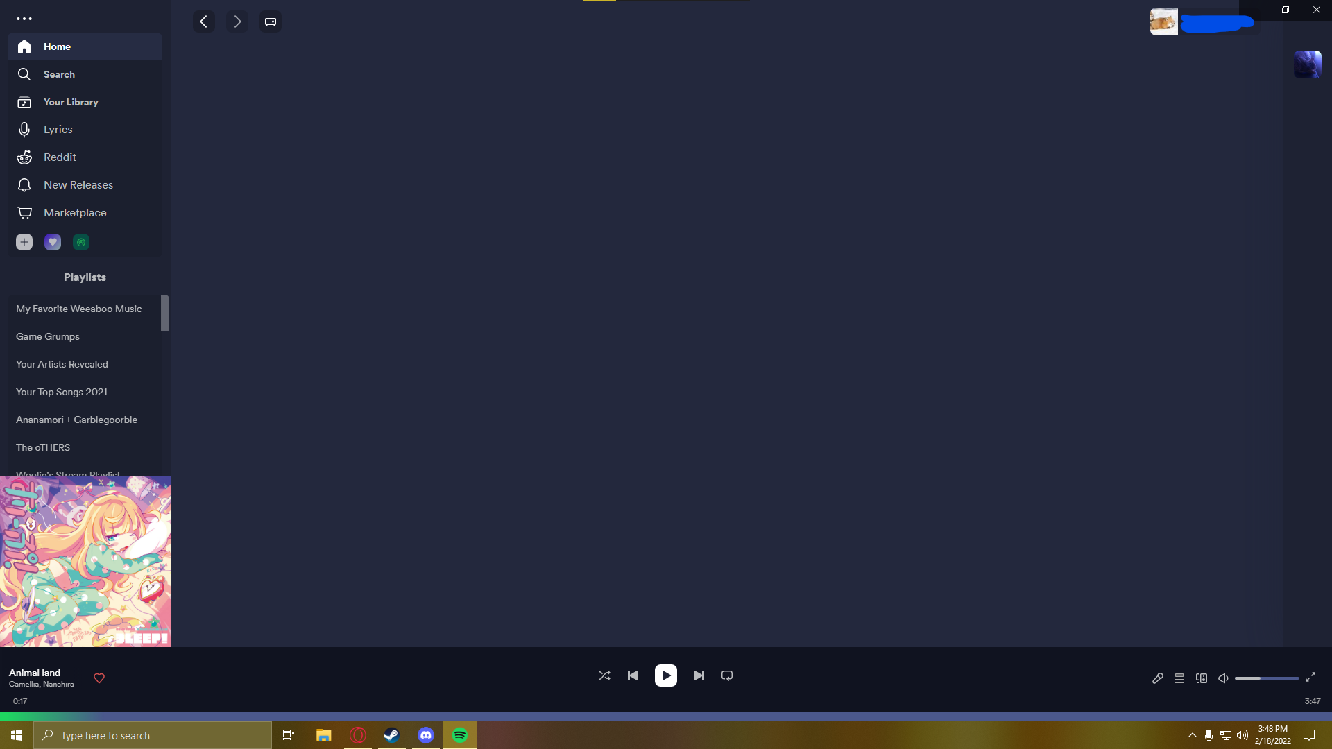 Home screen and playlists won't load · Issue #1483 · spicetify/cli · GitHub