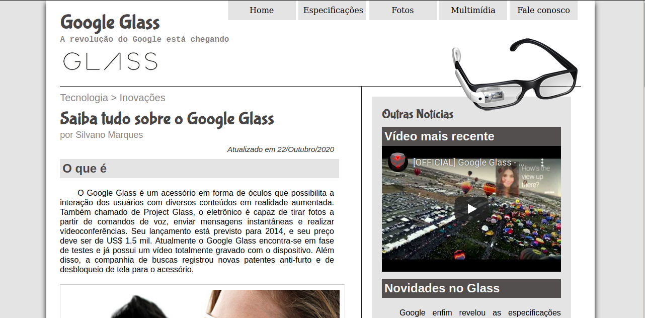 GitHub - SilvanoGPM/responsive-google-glass: O clássico site do Google ...