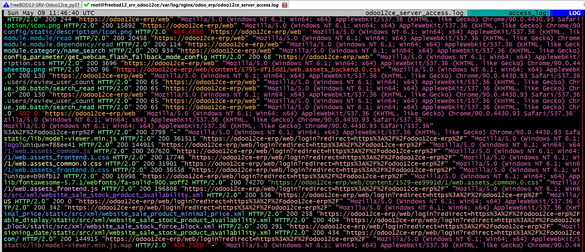 Odoo - error of too many redirections in web browser - Too many ...