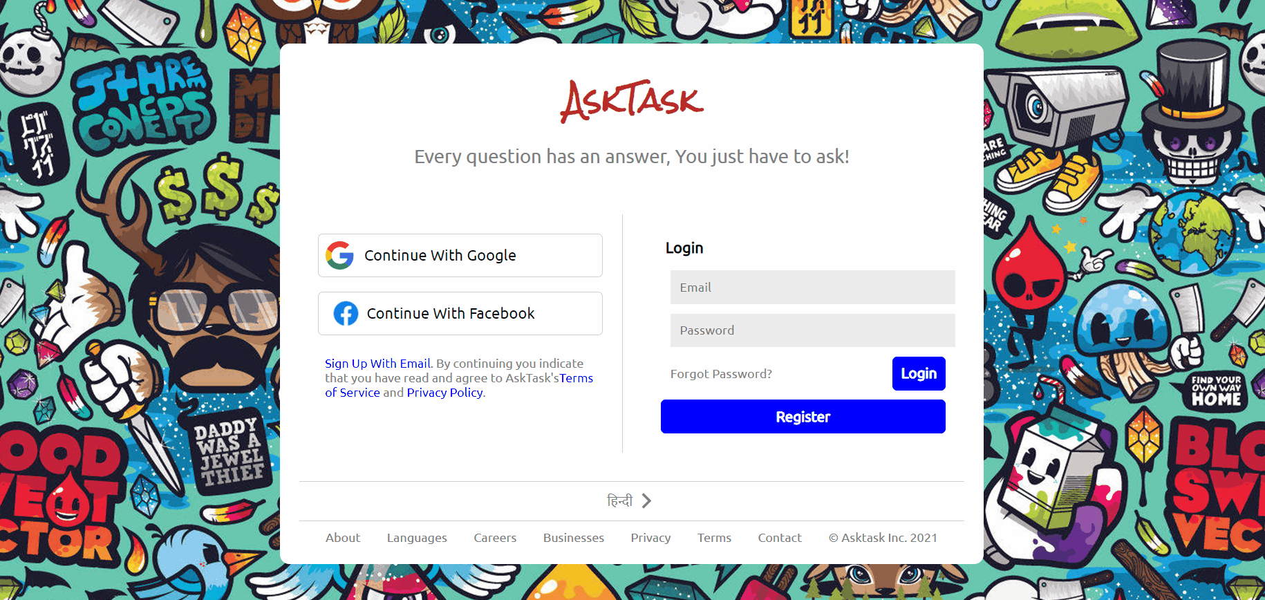 GitHub - ImPranavAg/ask-task: AskTask is a question and answer website ...