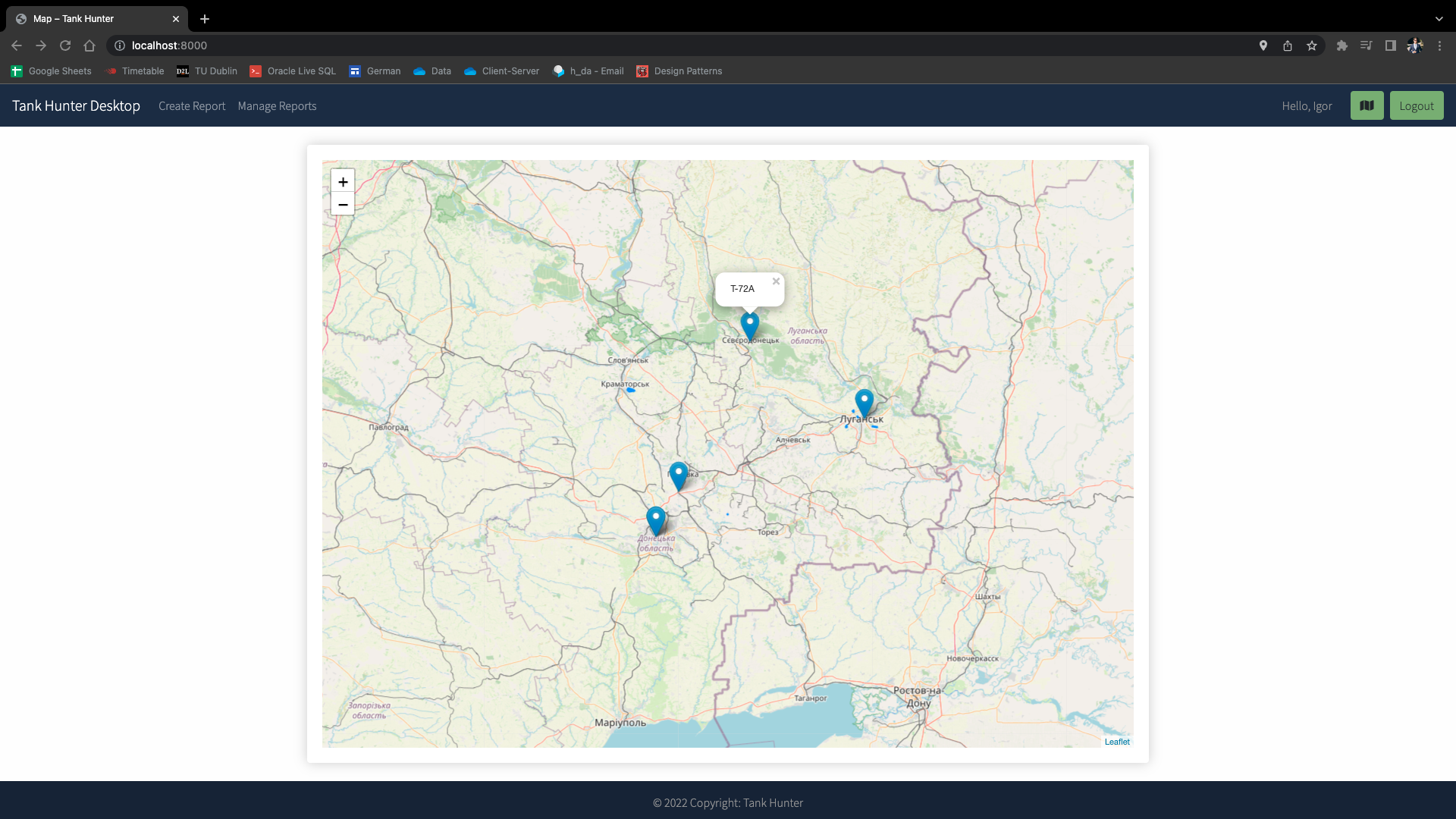 GitHub - Igorkoff/TankHunterDesktop: Advanced Web Mapping: Tank Hunter ...