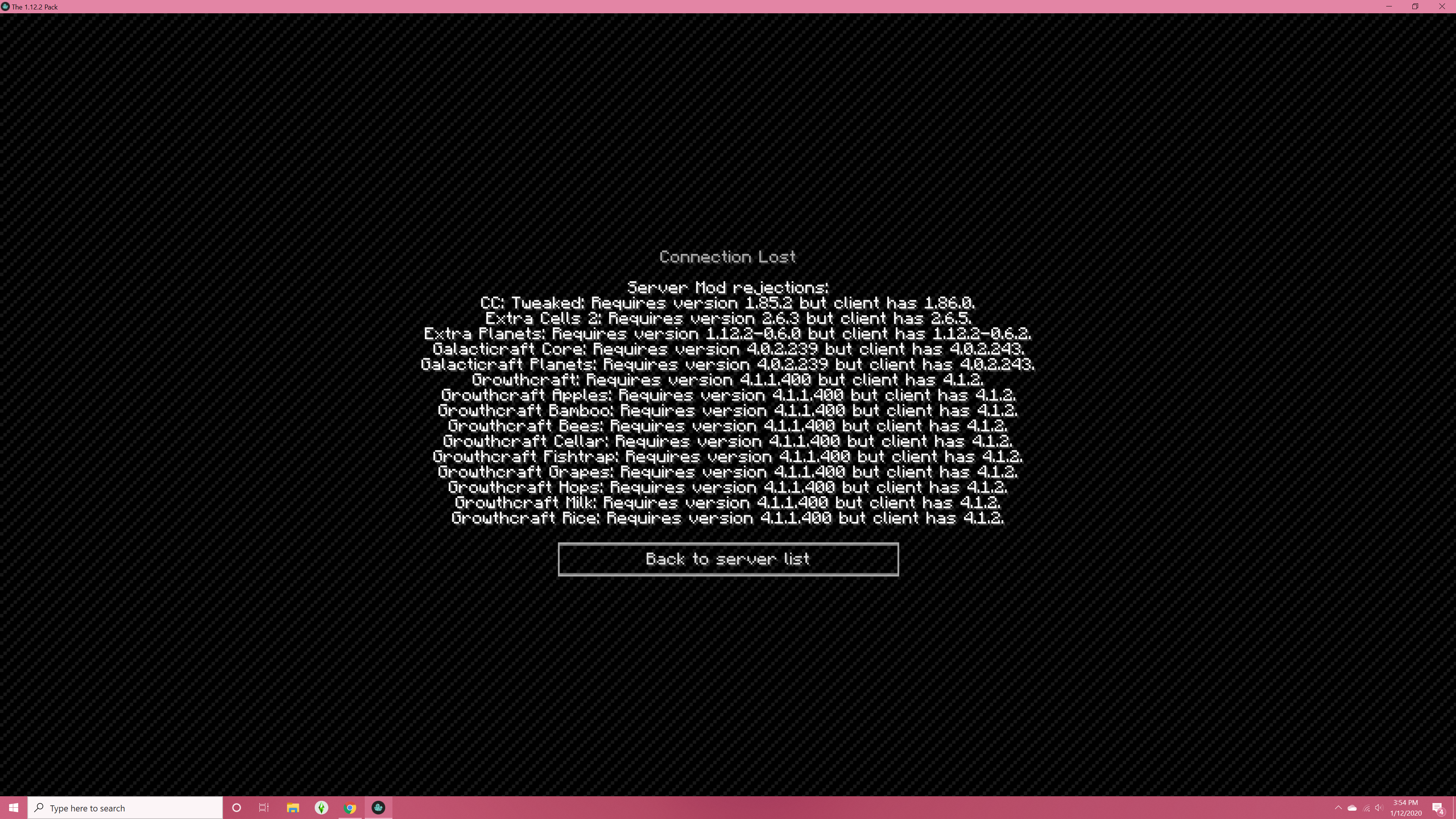 Problem with update. · Issue #158 · xJon/The-1.12.2-Pack · GitHub