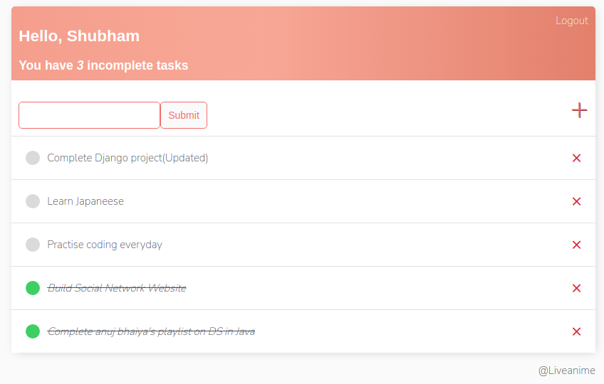 GitHub - shubhamRaje98/Task-Manager: A simple Task managing web ...