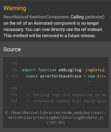 Warning in bare minimum usage with React Navigation 5 · Issue #1055 ...