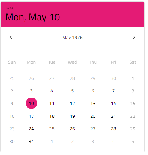 Calendar does not navigate to date set as value · Issue 436 · IgniteUI