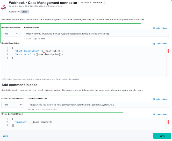 [Security Solution]hookCase Connector Form Step 4 Field