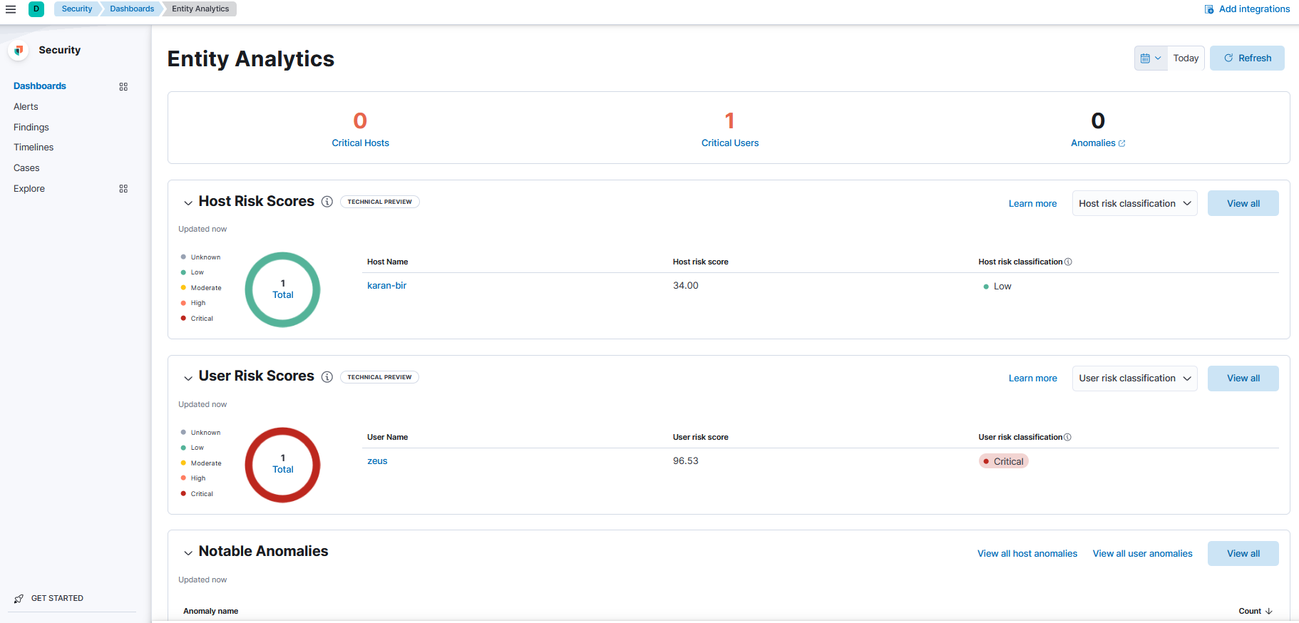 [Security Solution]Host Risk and User Risk take too much time to ...