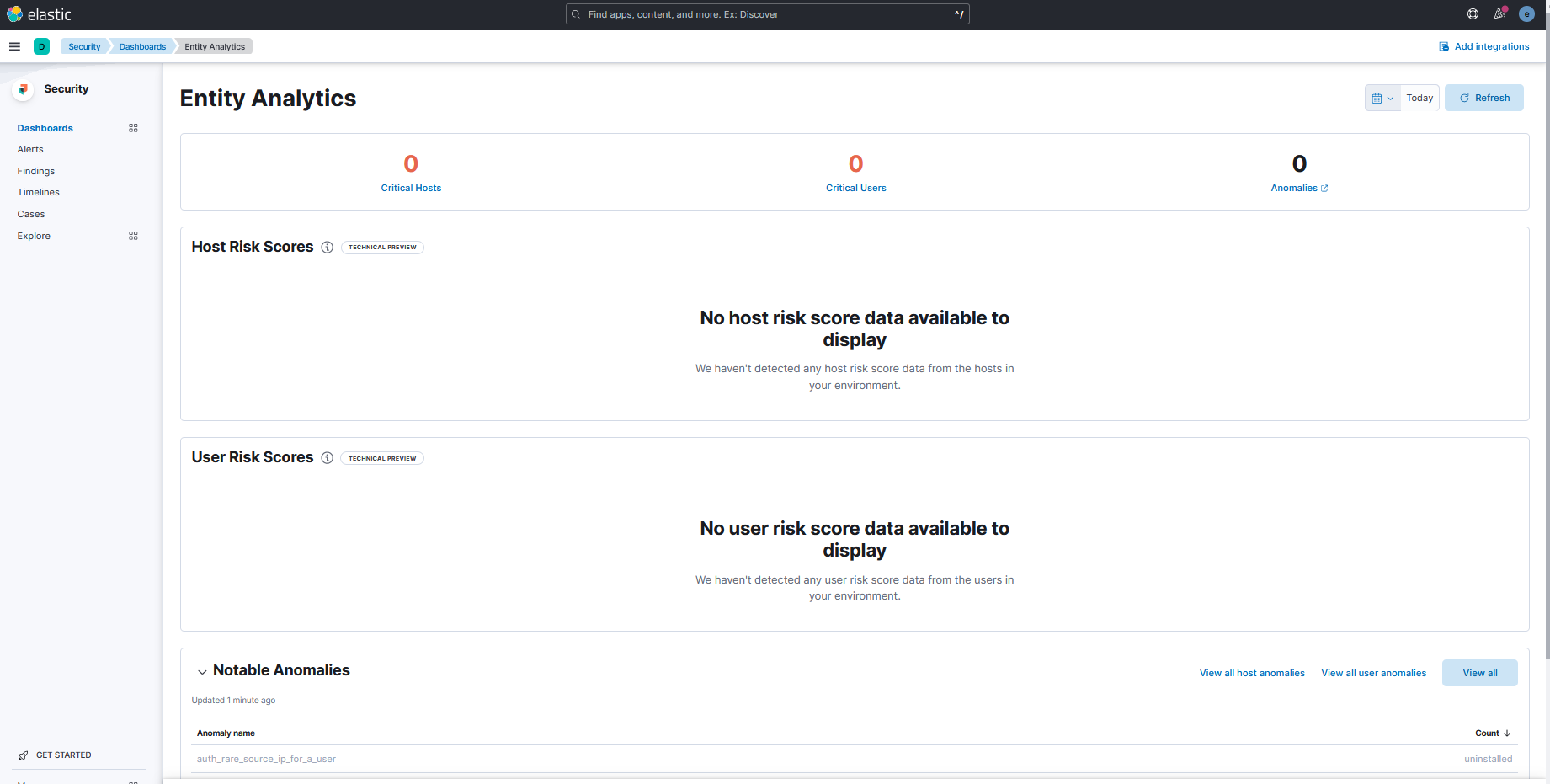 [Security Solution]Host Risk and User Risk take too much time to ...