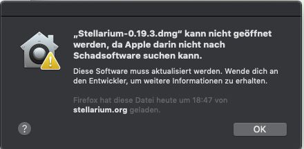 MACOs Mojave DMG cut not open · Issue #931 · Stellarium/stellarium · GitHub