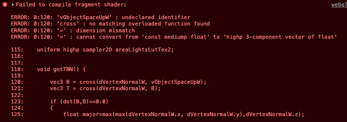 Shader compilation issue on devices without extStandardDerivatives ...