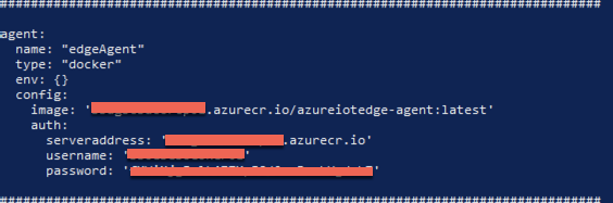 EFlow is not able to download edgeAgent image from private ACR · Issue ...