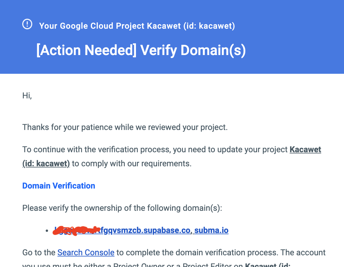 Google App review - Google Authorization Error · supabase · Discussion ...
