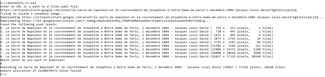 Memory allocation failed on Windows · Issue #16 · lovasoa/dezoomify-rs ...