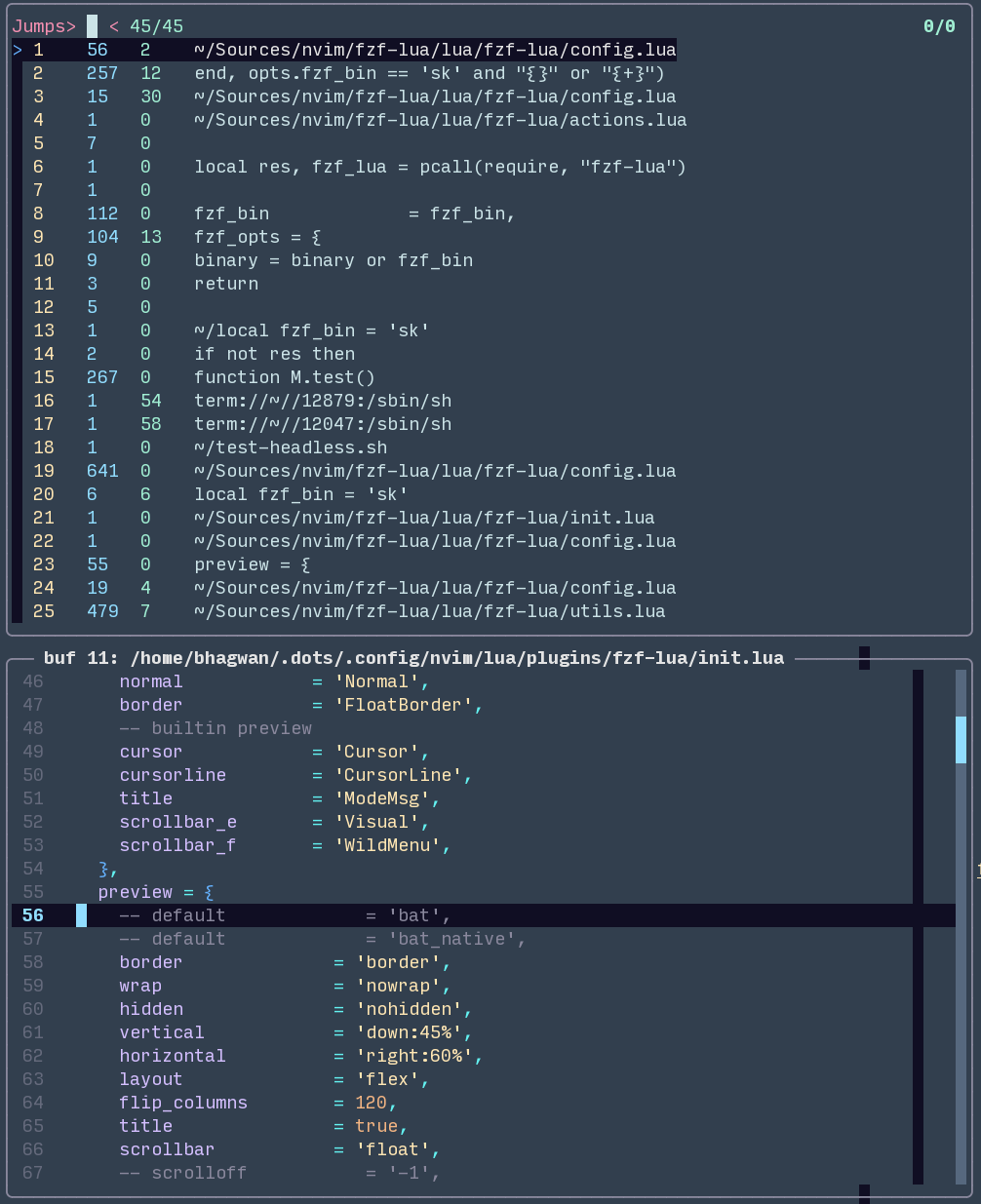 Add support for jump list · Issue #264 · ibhagwan/fzf-lua · GitHub