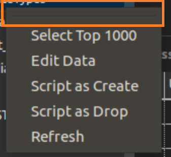 Object Explorer context menu has separator at top · Issue #7038 ...