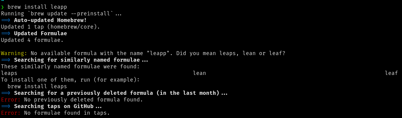 No brew for Linux · Issue #251 · Noovolari/leapp · GitHub