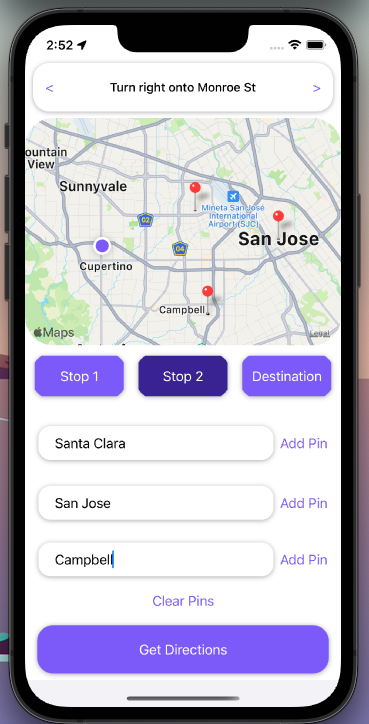 GitHub - wrimicha/RouteFinder: This app allows users to enter in ...