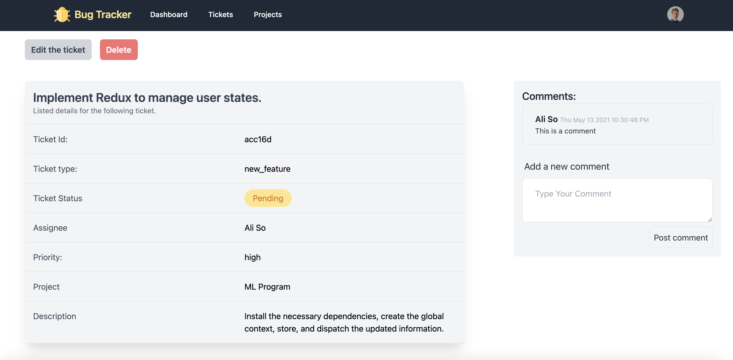 GitHub - Liam-So/bug_tracker: Bug Tracker Application
