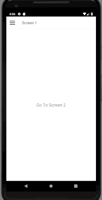 cannot swipe open side menu