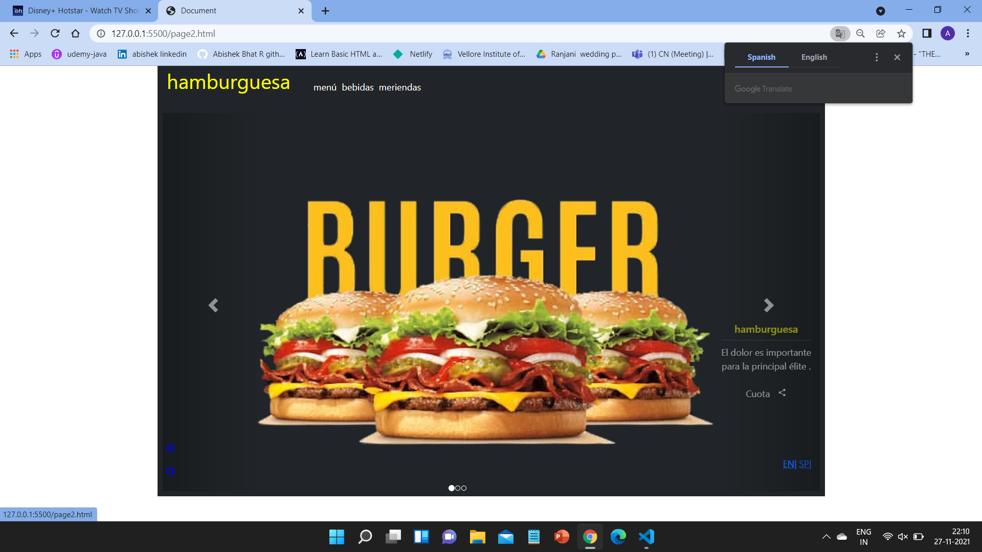GitHub - abishek-bhat/Burger-project