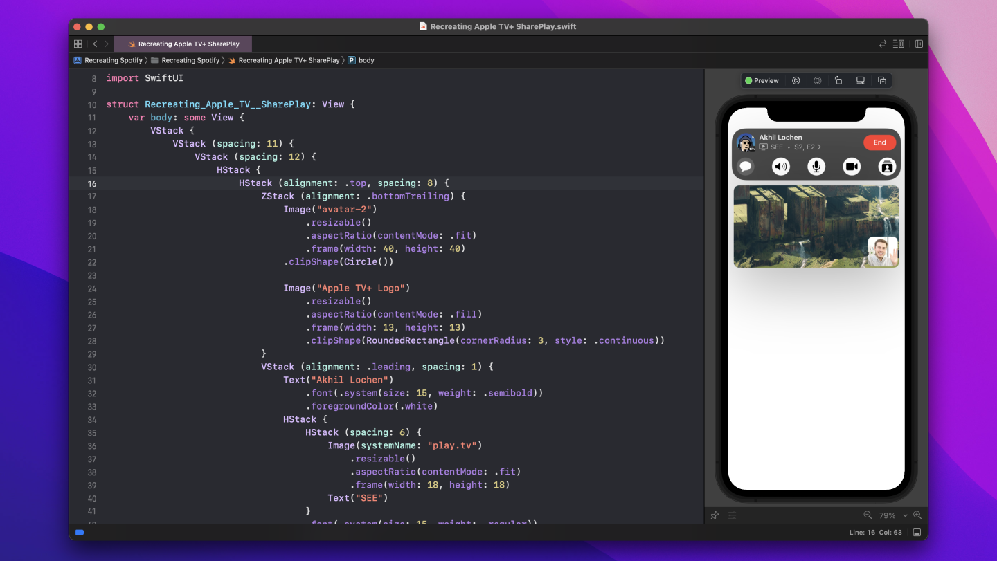 GitHub - akhillochen/Recreating-iOS15-SharePlay: iOS 15 SharePlay ...