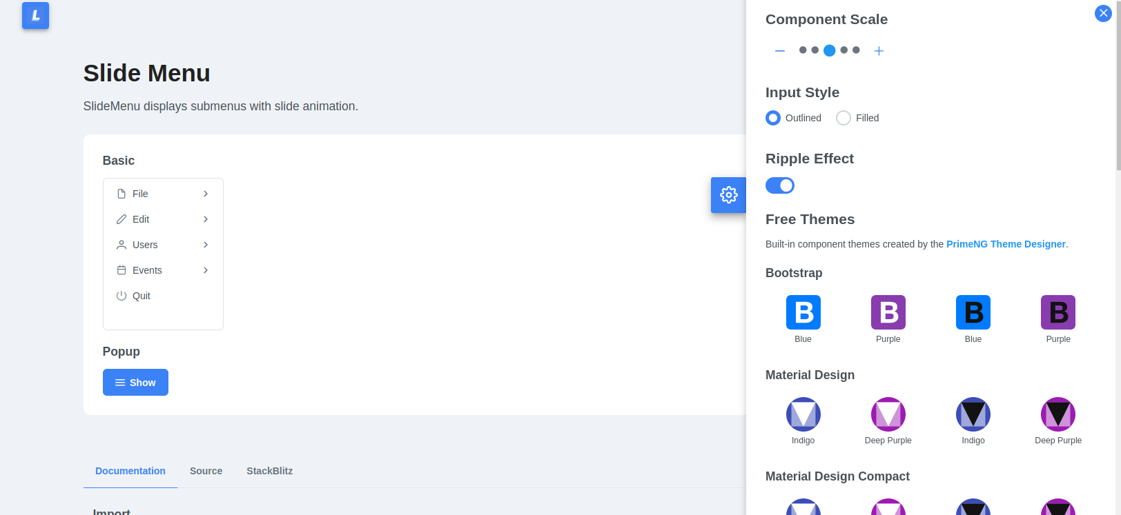 Slide Menu issue · Issue 11543 · primefaces/primeng · GitHub