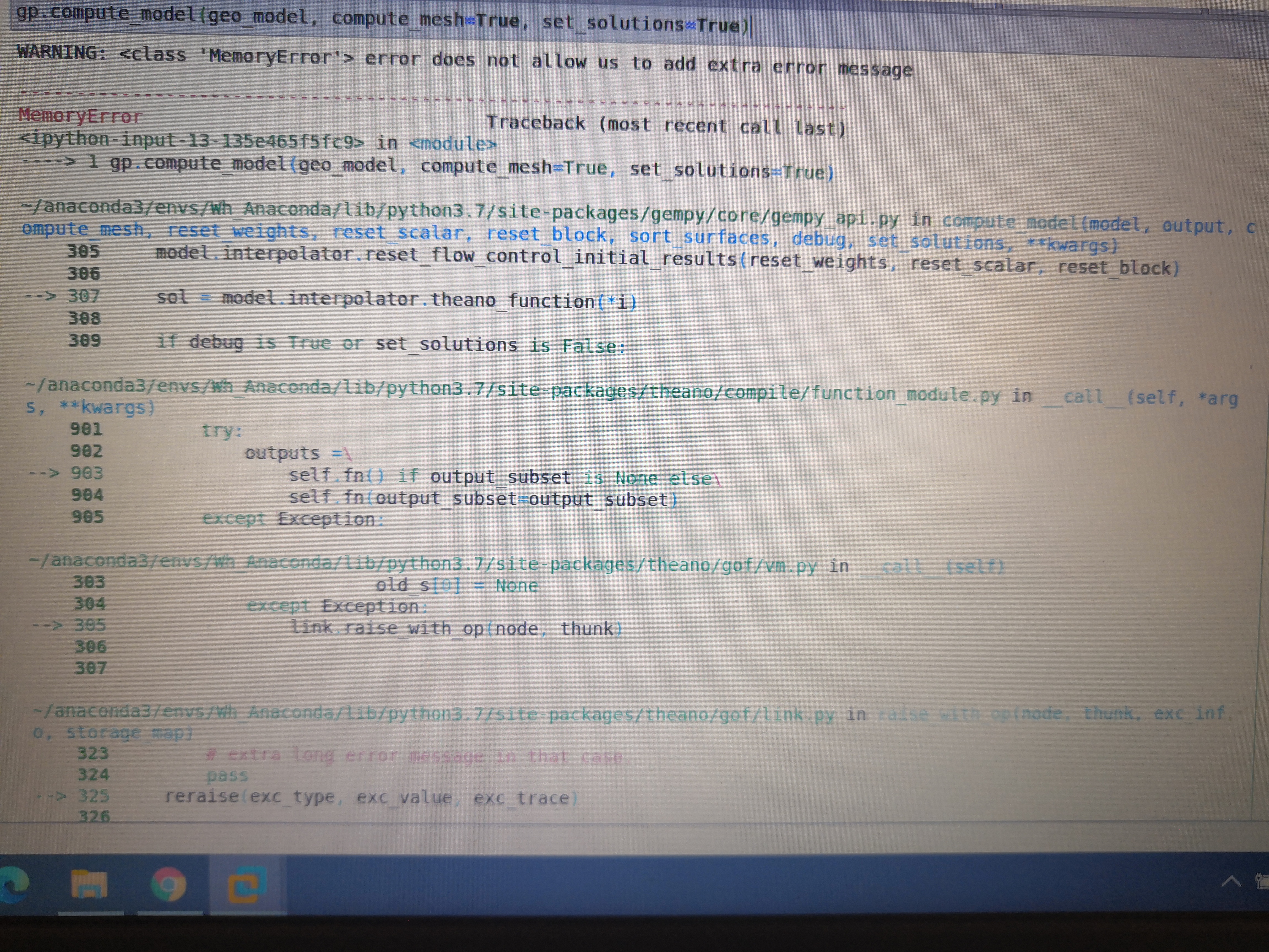 MemoryError during Model Computation · Issue #394 · gempy-project/gempy ...