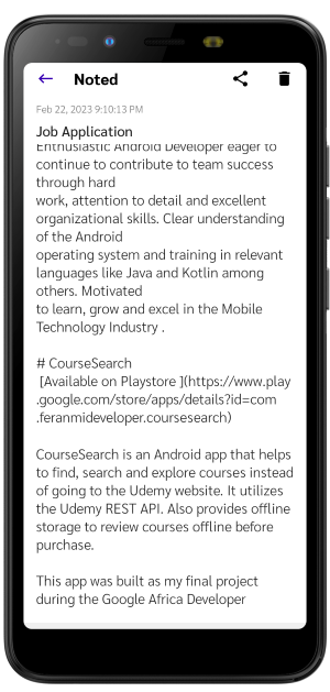 GitHub - feranmi2002/noted: Noted is an Android app that helps you ...
